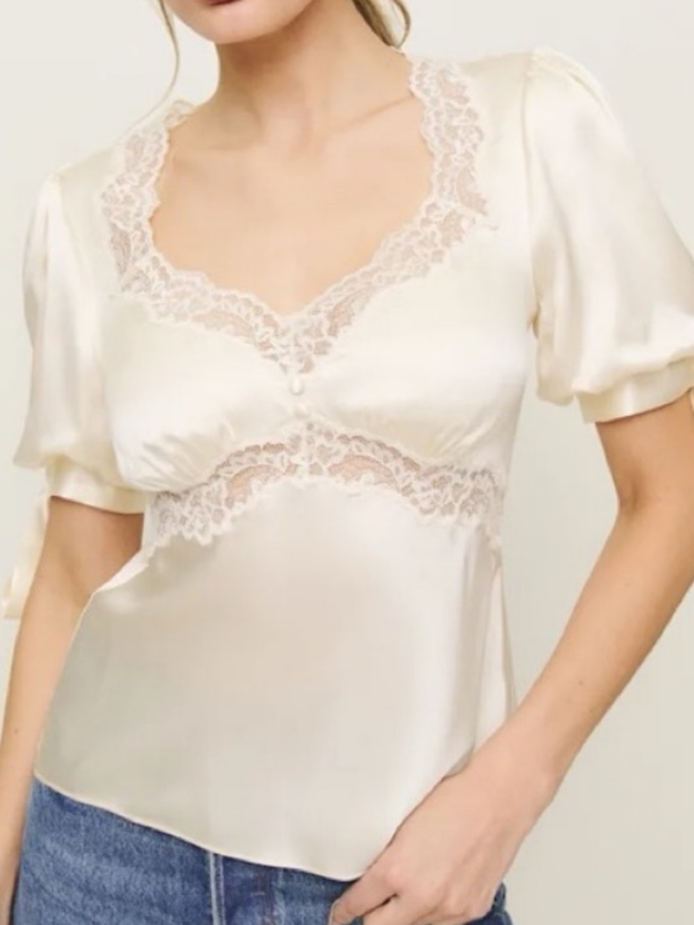 Reformation Silk Top